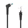 Notebook Adaptör Dc Kablo 4.5X3.0mm (HP Mavi Uç) (2 Kablolu)