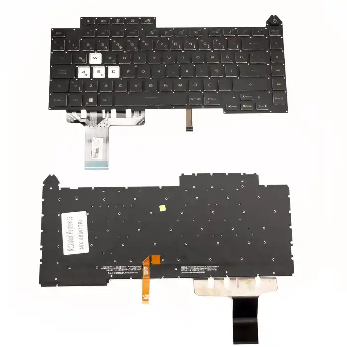 Asus Rog Strix G15 G513QC Notebook Klavye Işıklı (V.1)