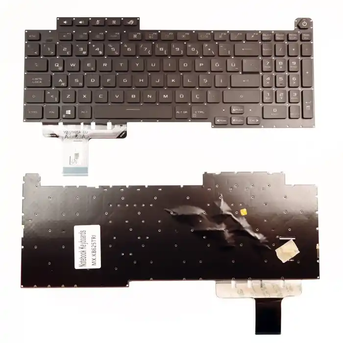 Asus ROG Strix G17 G713IR Notebook Klavye Işıklı