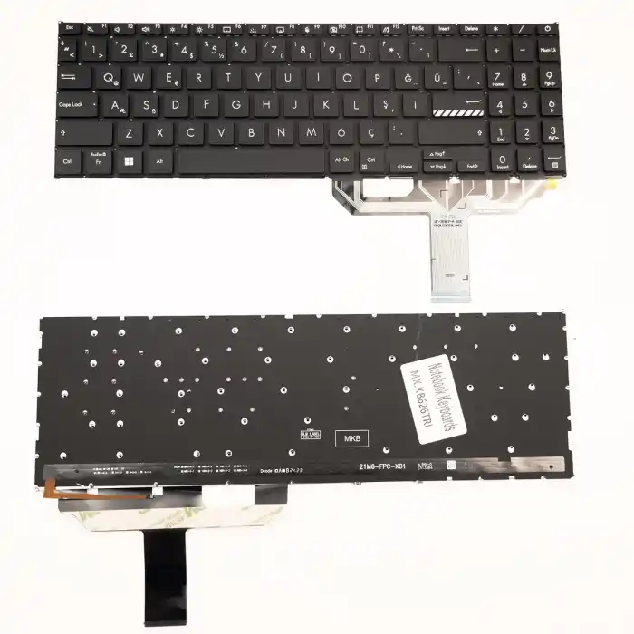 Asus Vivobook 16 M1603Q Notebook Klavye Işıklı