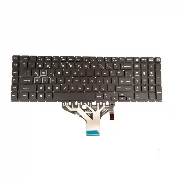 HP Omen 17T-CB Notebook Klavye Işıklı RGB