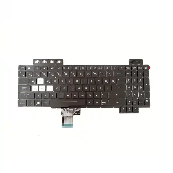 Asus TUF FX80F FX80GE Notebook Klavye Işıklı (RGB)