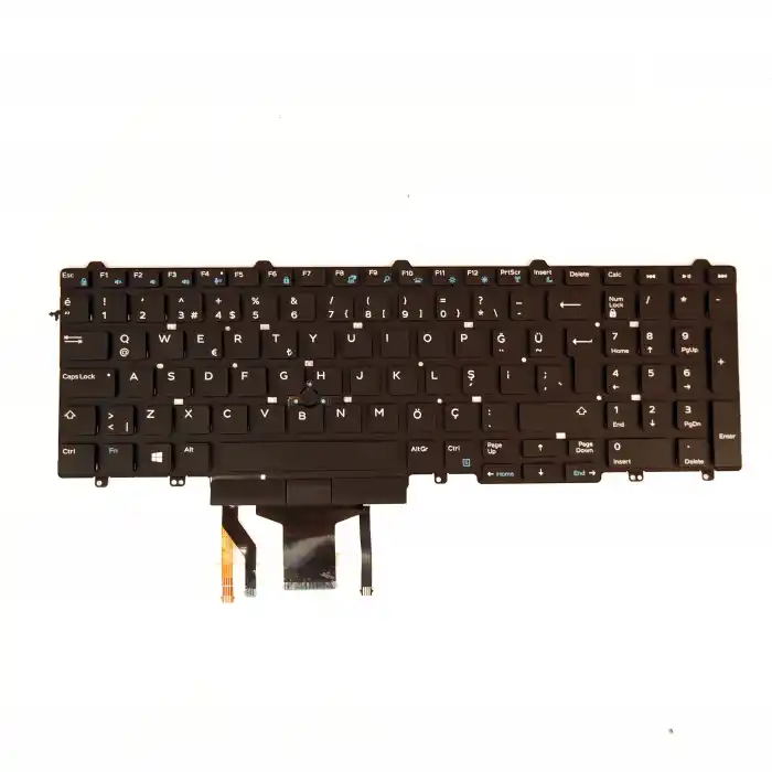 Dell Latitude 5550 5580 Notebook Klavye Işıklı