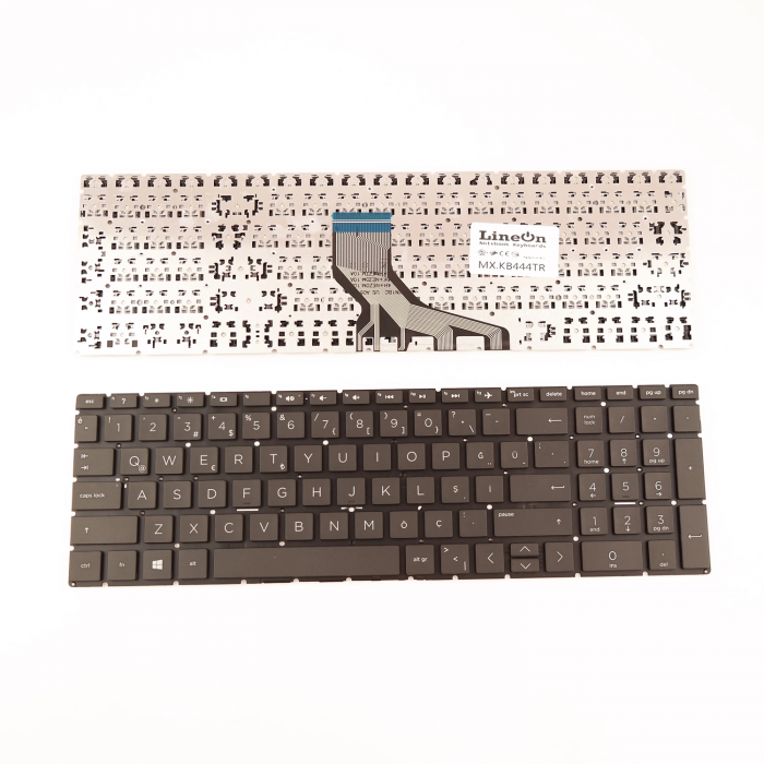 Poggiapolsi Con Tastiera E Touchpad Per HP 250 G7 / 255 G7 – Grigio, Originale HP L50000-001