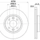 Clio,Symbol,StepwayLogan,Sandero Ön Disk 04/-258mm