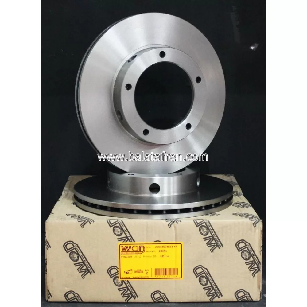Peugeot J10 (09-13) Ön Fren Di̇ski̇ 280mm