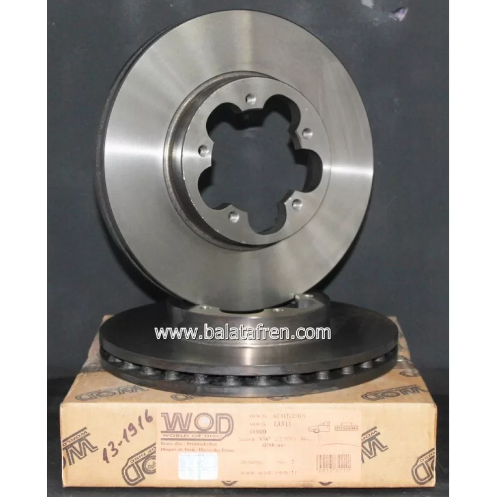 Ford Transit (V347) Fren Diski Ön Hava Kanallı 2006-2014