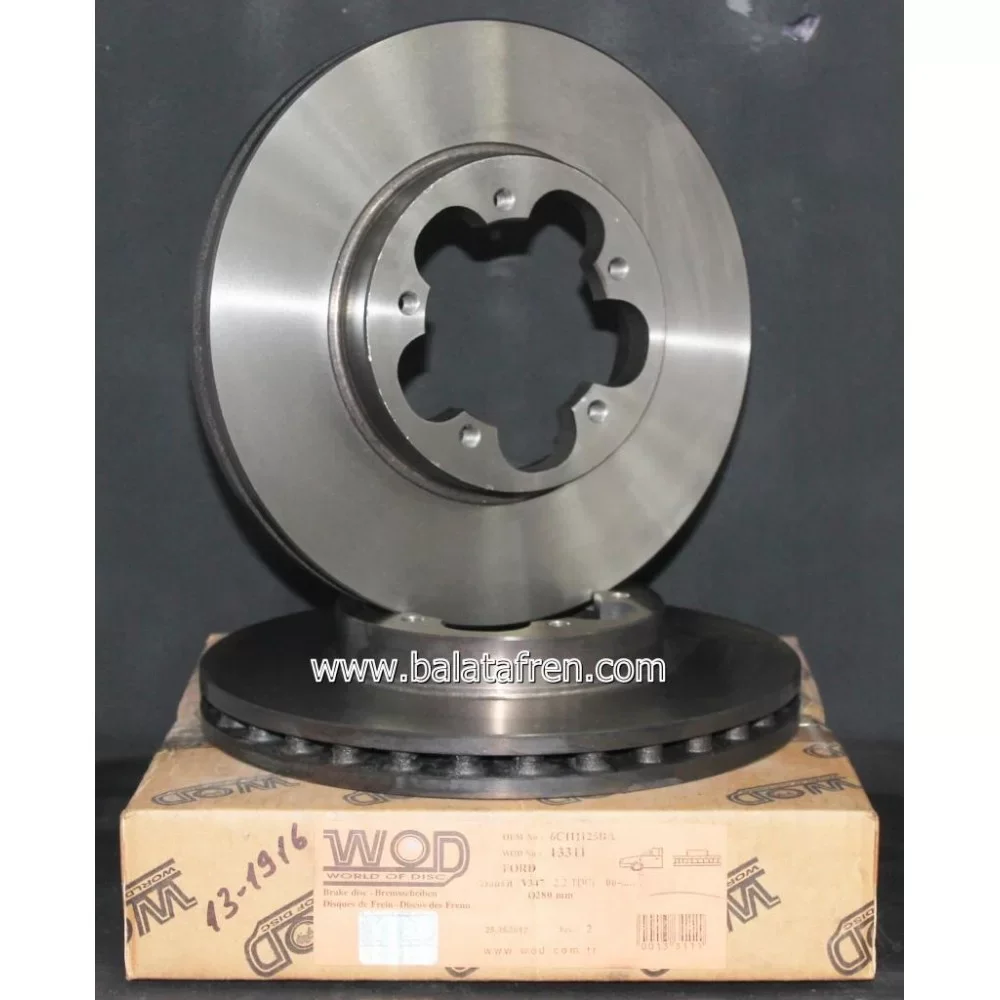 Ford Transit (V347) Fren Diski Ön Hava Kanallı 2006-2014