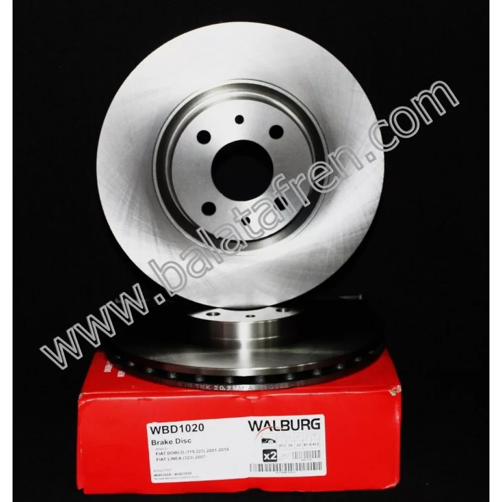 fiat doblo (119 223) ön fren diski 1.3 mjt 1.4 1.9 jtd 1.9 mjt 2001-2010