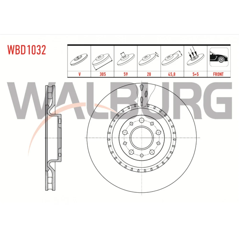 Fiat Doblo Maxi Ön Fren Diski 2010 Ve Sonrası