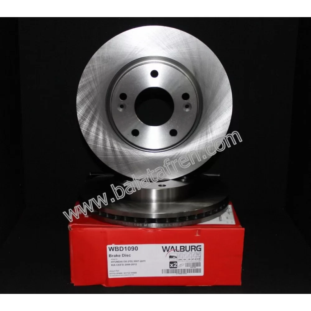 Hyundai ix20 (Jc) Ön Fren Diski 1.4 Crdi/1.4i/1.6i/ 2010 Ve Sonrası