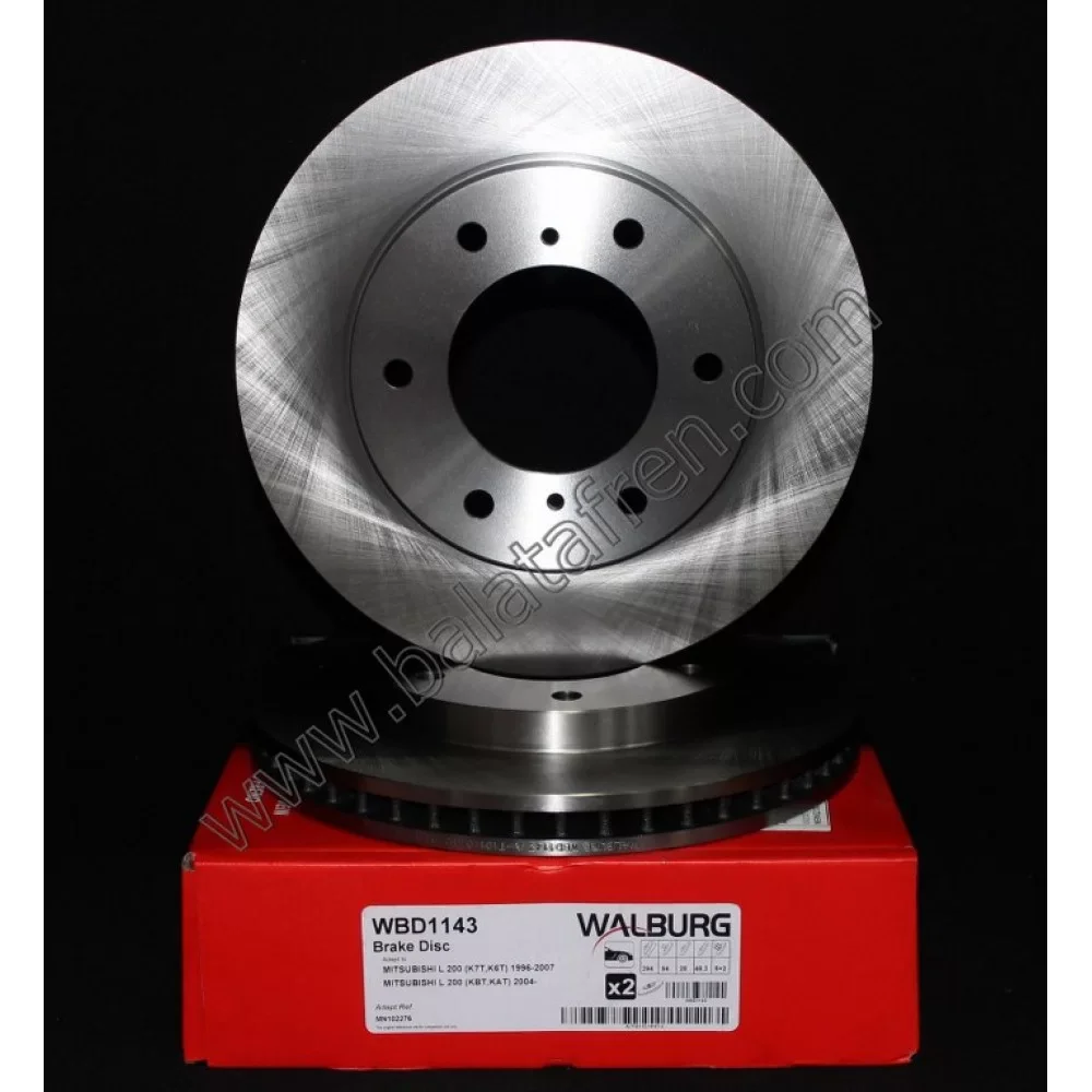 Mitsubishi L 200 (Kbt kat) Ön Fren Diski 2.5 Did 2004 Ve Sonrası