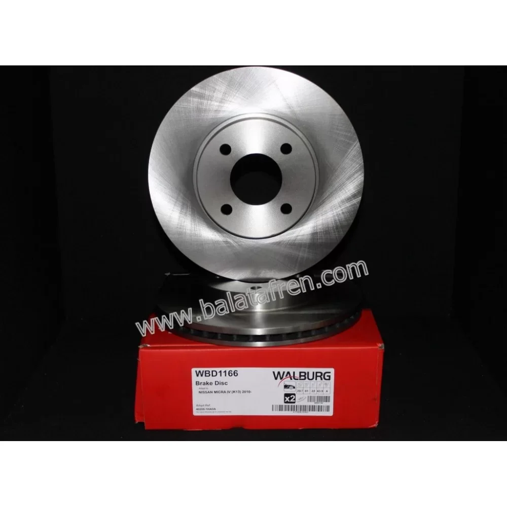 Nissan Micra 4 (K13) Ön Fren Diski 259mm 2010 Ve Sonrası