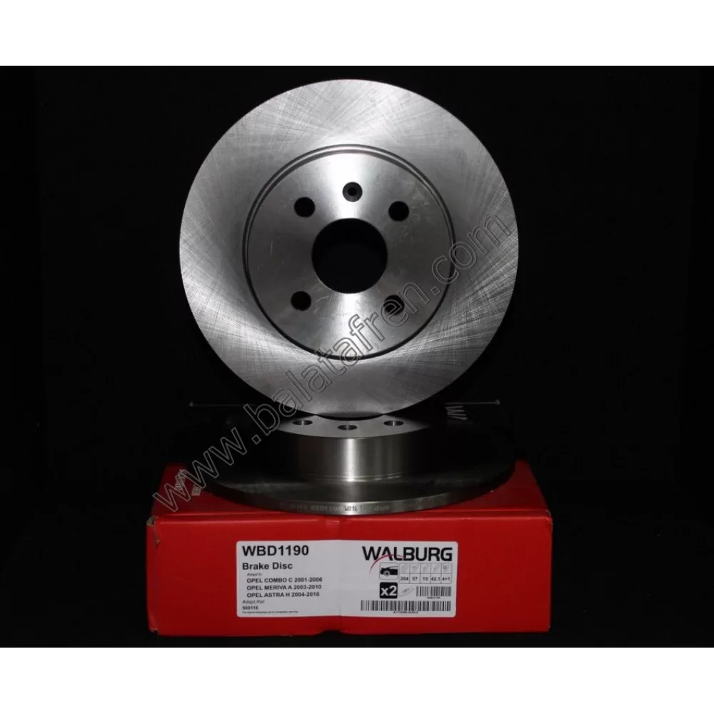 Opel Astra H Arka Fren Diski 1.3/1.7/1.9 Cdti 1.4i/1.6i 2004-2010