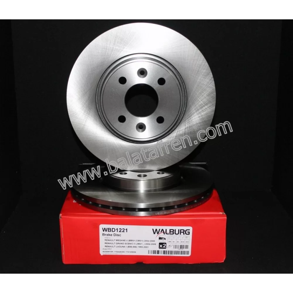Renault Megane 2 Ön Fren Di̇ski̇ 280mm Hava Kanallı 2004-2009