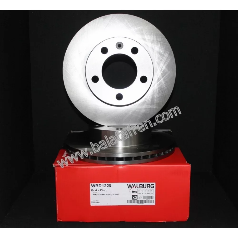 Renault Master 3 (Fv) Ön Fren Diski 2.3/2.5 Dci 2010 Ve Sonrası
