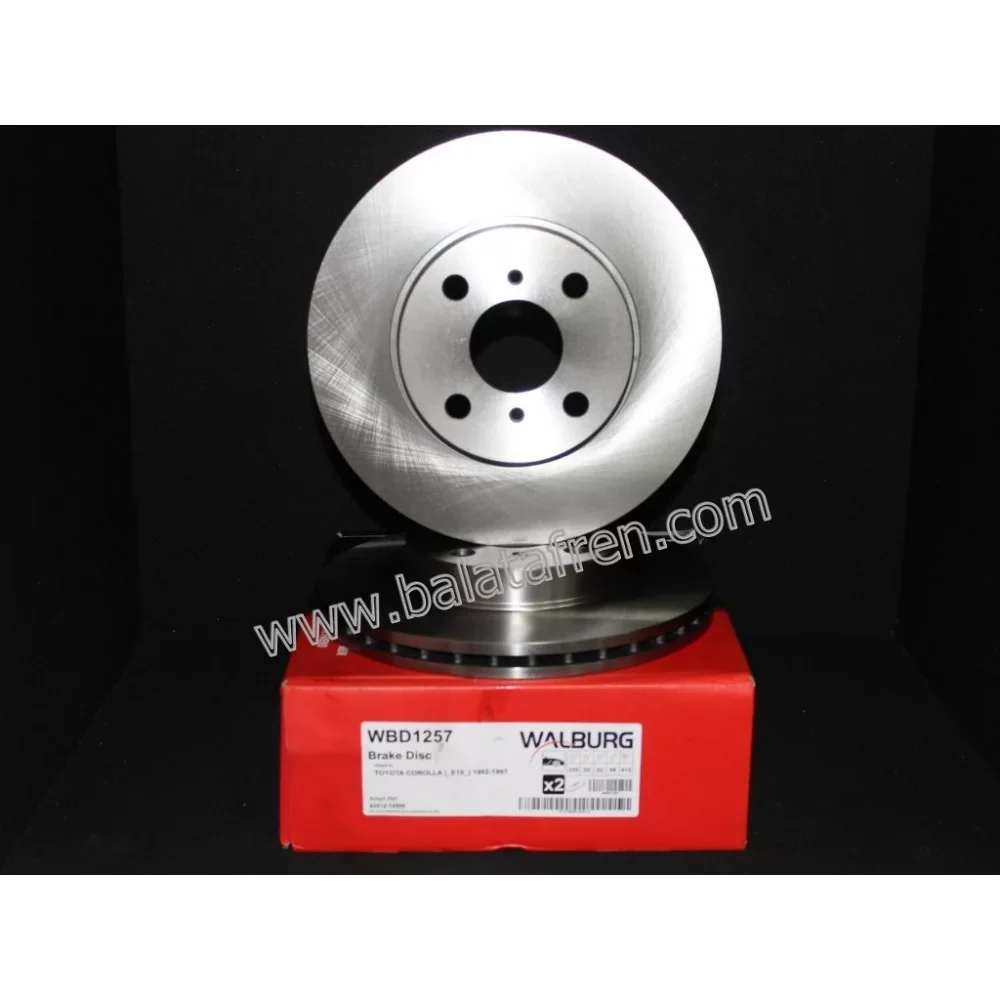 Toyota Corolla (E10) Ön Fren Diski 1.3i/1.6i 255mm 1992-1997