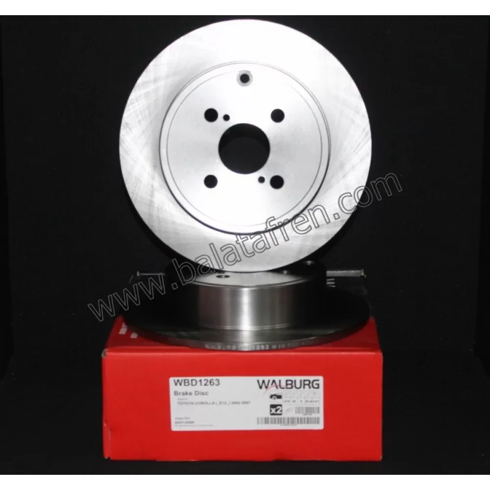 Toyota Corolla (E12) Ön Fren Diski 1.4 d/2.0 d 275mm 2002-2007