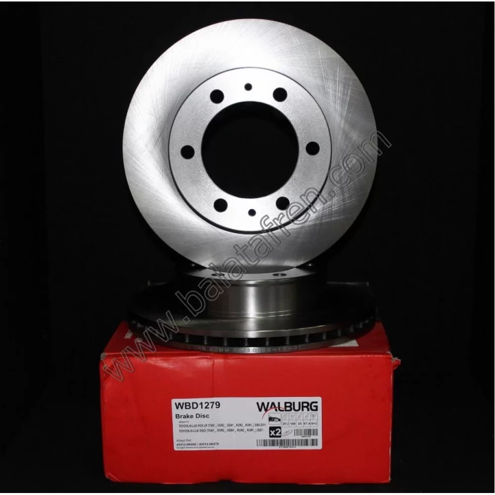 Toyota Hi-lux Pick Up Ön Fren Diski 2005-2011 297mm 6 Bijon