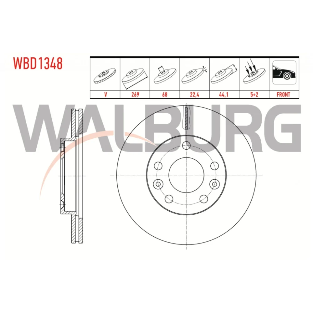 Dacia Duster Fren Diski Ön Hava Kanallı 1.6 16v 2009-2012