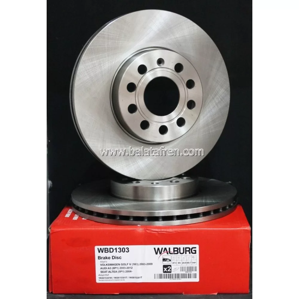 Volkswagen Eos (1f7,1f8) Ön Fren Diski 2006 Ve Sonrası