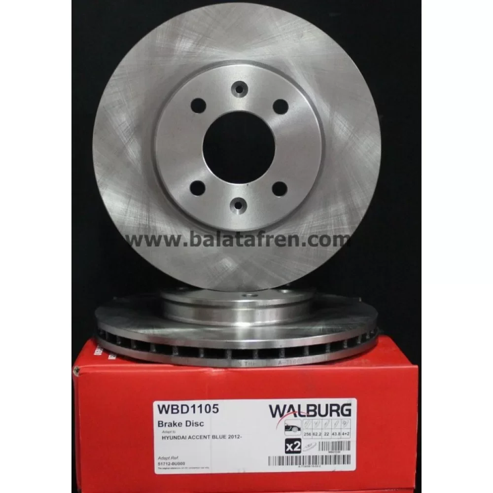 Kia Rio 3 Ön Fren Di̇ski̇ 256mm 4bijon 2011-2016