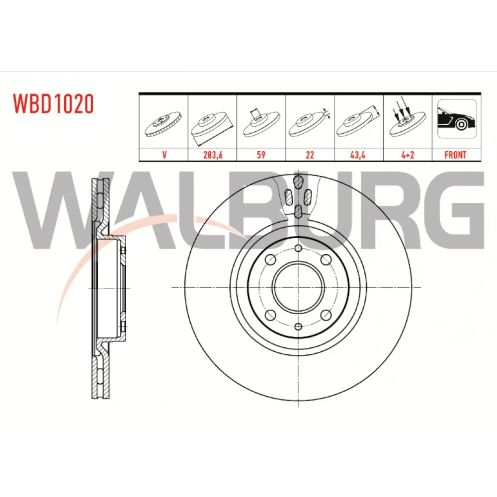 Fiat Idea Ön Fren Diski 2003 Ve Sonrası