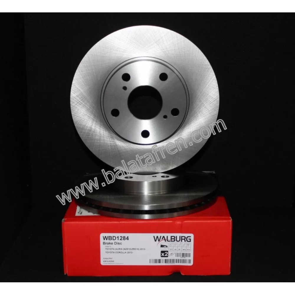 Toyota Corolla Ön Fren Diski 277mm 2012 Ve Sonrası