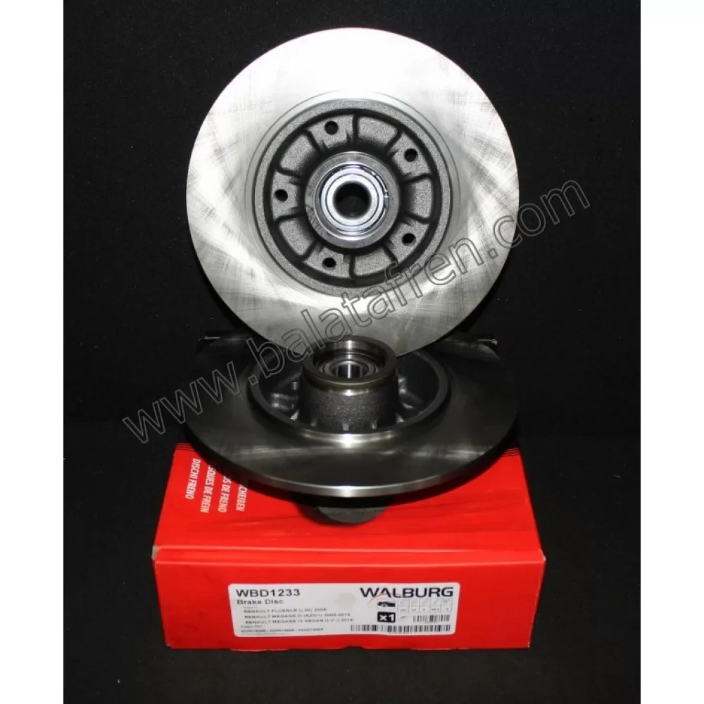 Renault Megane 3 Arka Fren Diski 2008- (Bilyalı ABS Okuyuculu)