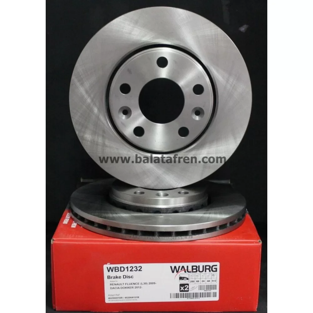 Renault Megane 3 KZ0/1-BZ0/1 Ön Fren Diski 2008-2015 (5 Bijon)