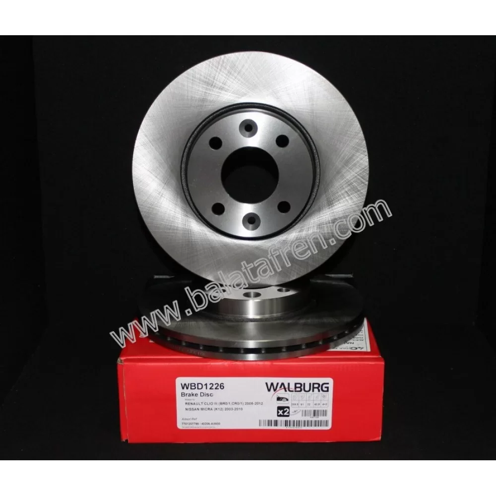 Nissan Note (E11) Ön Fren Diski 1.4i 16v 1.5 Dci 1.6i 16v 2006-2013