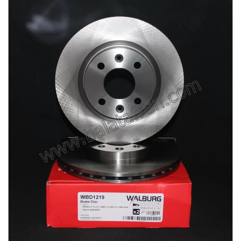 Renault Clio 2 (Bb0/1/2cb0/1/2) Ön Fren Diski 1998-2005