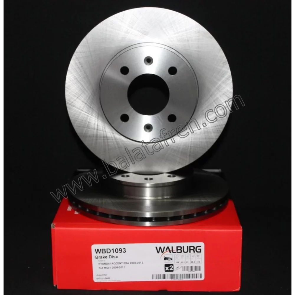 Kia Rio 2 Ön Fren Diski Hava Kanallı 2006-2011 256mm