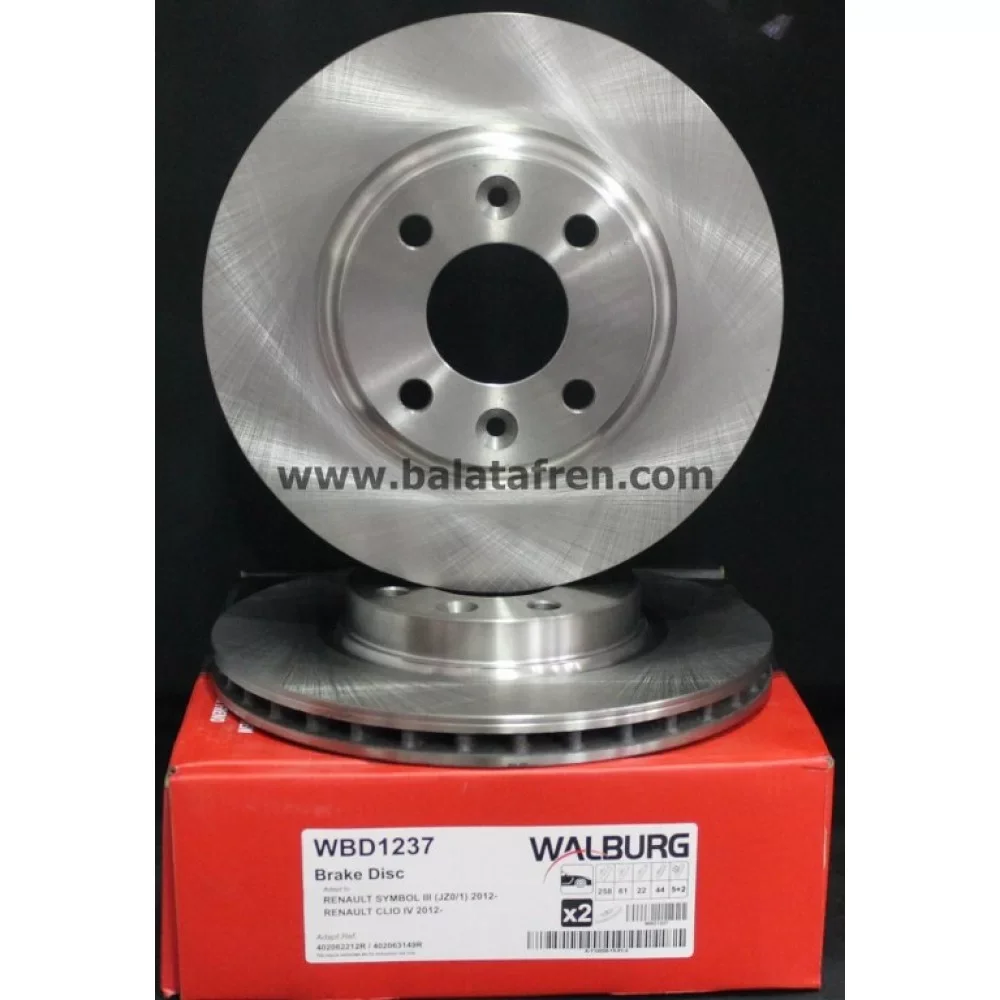 Dacia Logan Ön Fren Di̇ski̇ 258mm Hava Kanallı 2004-2010