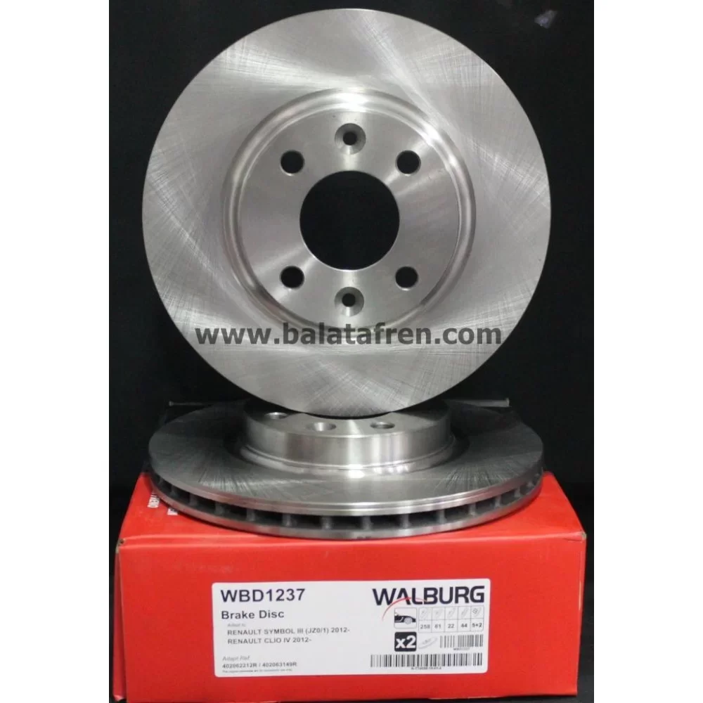 Dacia Logan Ön Fren Di̇ski̇ 258mm Hava Kanallı 2004-2010