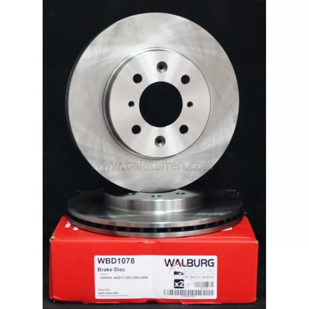 Honda Jazz 3 Ön Fren Diski 2008-2013 258mm 4 Bijon Hava Kanallı