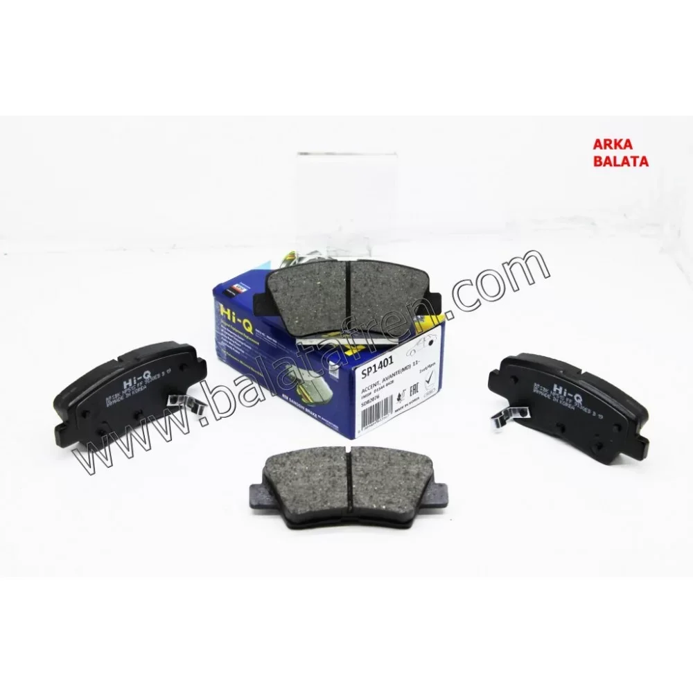 HYUNDAI ACCENT BLUE 1.4 CVVT 12>FREN BALATA ARKA