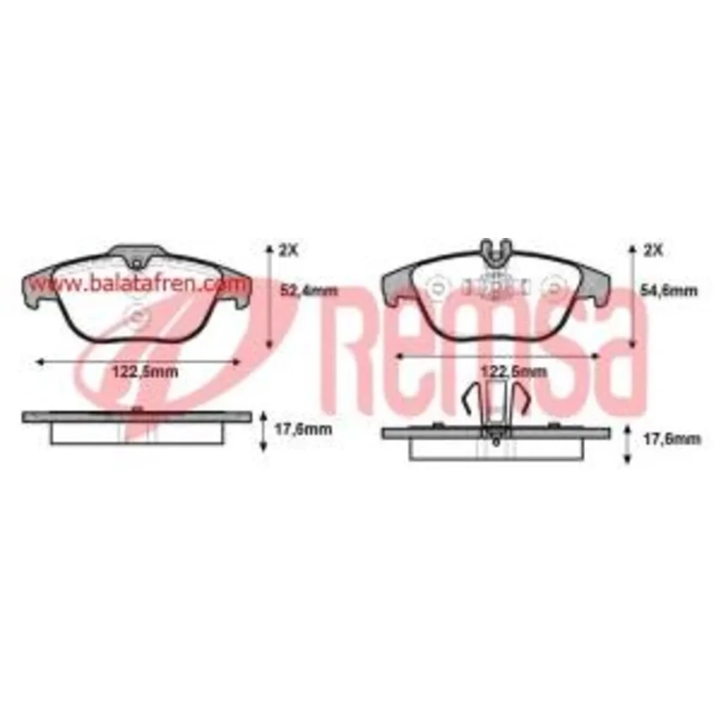 Remsa Mercedes C Serisi W204 C250 Arka Fren Balatası Cdi 4Matic 2008-20