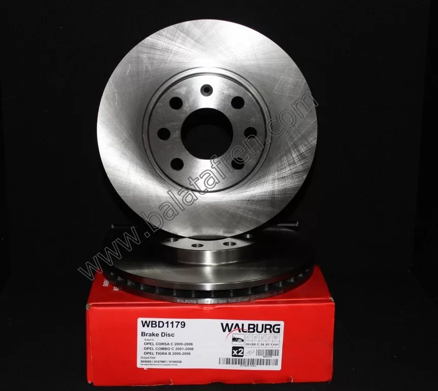 opel combo 01-12/corsa c 00-09 ön fren diski  260m