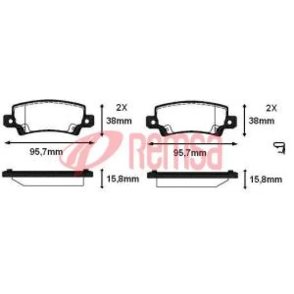 Toyota Corolla Verso Zer Zze R1 Fren Balatası 1.6 1.8 2.0 2004-