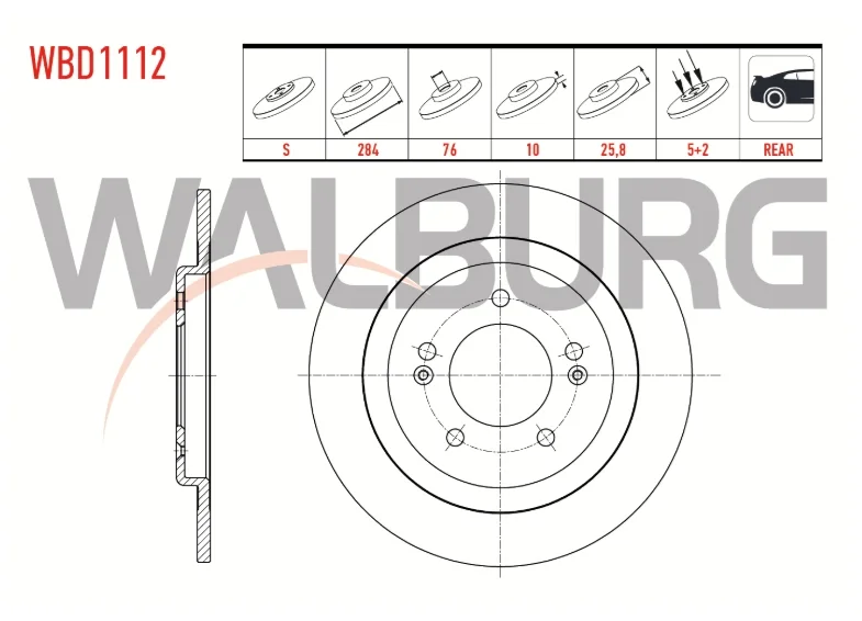 fren diski arka i30 11>15/ceed 06>15/p.ceed 08>13>