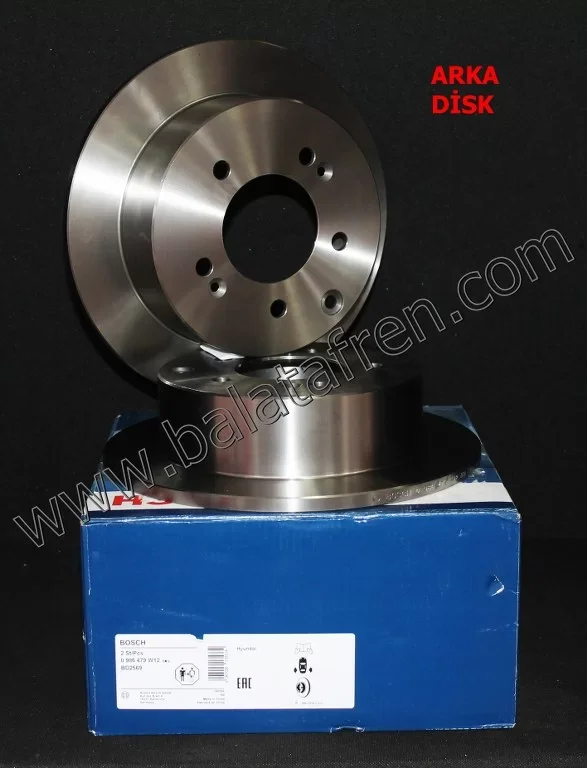 Bosch Kia Soul Arka Fren Di̇ski̇ 2009-2014 (262mm-5bjn) Bosch