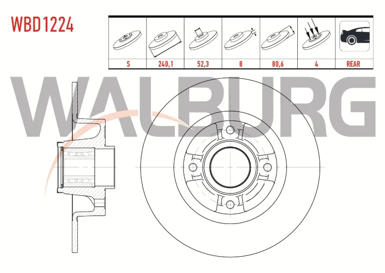 fren diski arka düz renault megane 2 poryalı