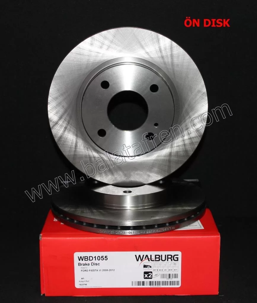 Mazda 2 Ön Fren Di̇ski̇ 258mm 2007-2015