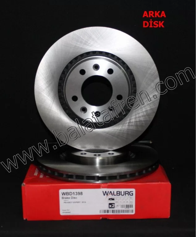 PEUGEOT EXPERT 2016-/JUMPY 2016-/PROACE 16 FREN DİSKİ ARKA