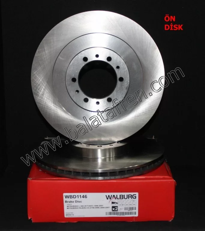 MITSUBISHI PAJERO 96-08/L200 96-07 FREN DİSKİ ÖN