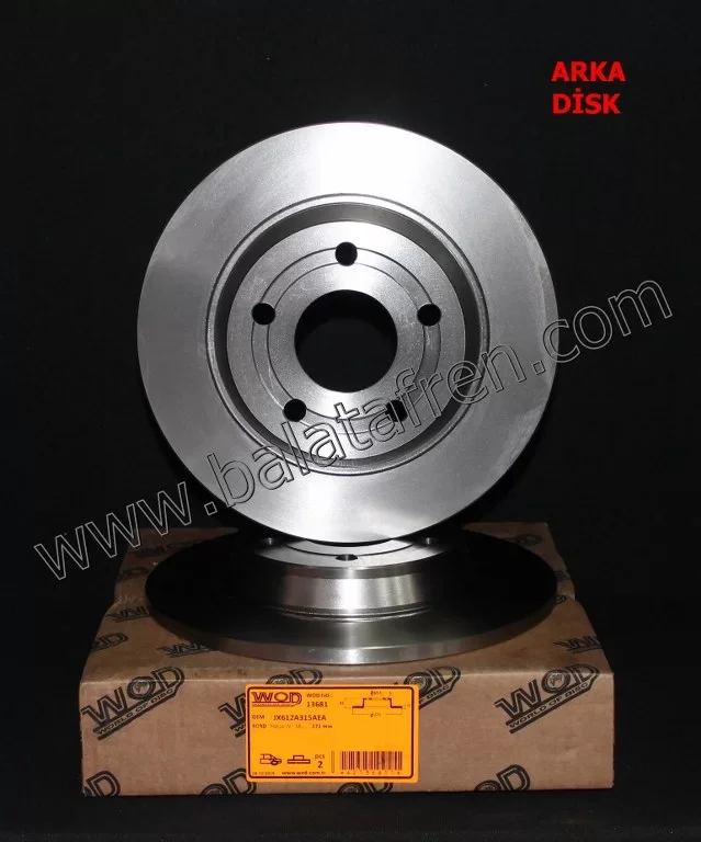 Ford Focus 4 Arka Fren Diski 2018 Ve Sonrası Düz 271mm