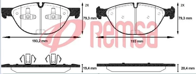 Bmw X6 E71 E72 Ön Fren Balatası 3.5D 4.4 2008 ve Sonrası