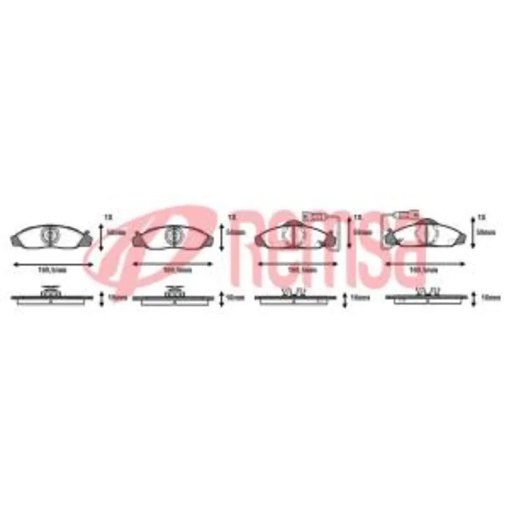 Ssangyong Musso Fj Ön Fren Balatası 2.2 Td 2.3D 1993-2004
