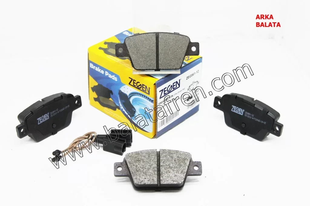 Fiat Bravo arka fren balatası zegen 2006 ve sonrası